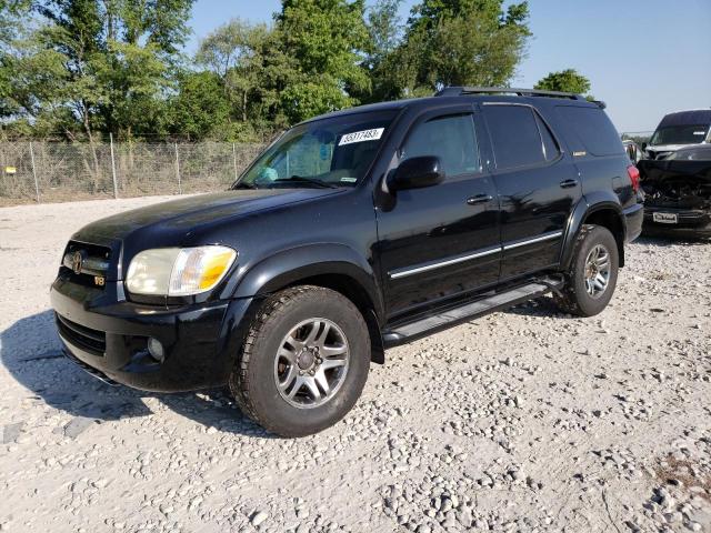 5TDBT48A46S260928 - 2006 TOYOTA SEQUOIA LIMITED BLACK photo 1