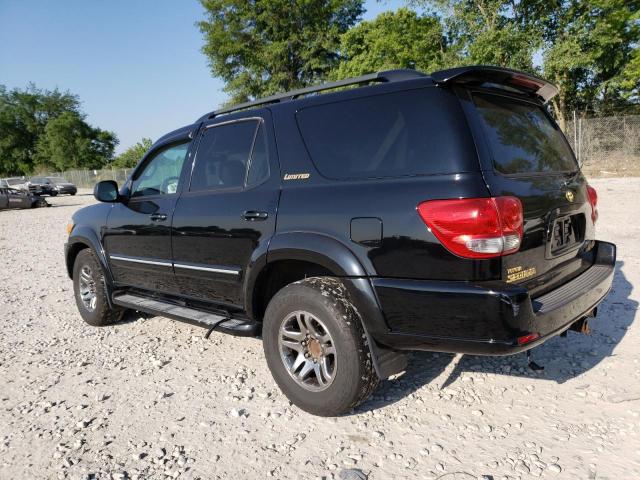 5TDBT48A46S260928 - 2006 TOYOTA SEQUOIA LIMITED BLACK photo 2