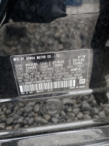 JH4KC1F94GC001803 - 2016 ACURA RLX ADVANCE 黑色 照片 13