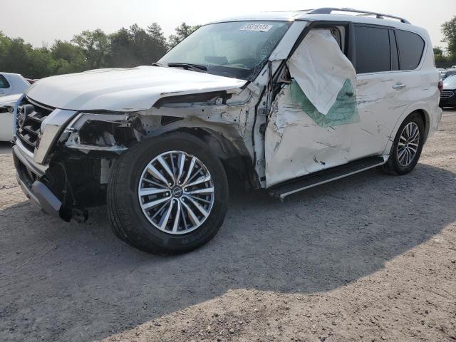 JN8AY2BC9M9148380 - 2021 NISSAN ARMADA SL WHITE photo 1