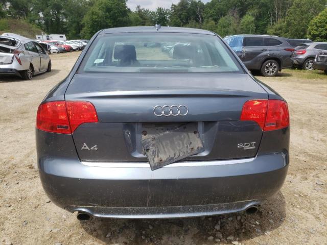 WAUDF78E28A065038 - 2008 AUDI A4 2.0T QUATTRO GRAY photo 6