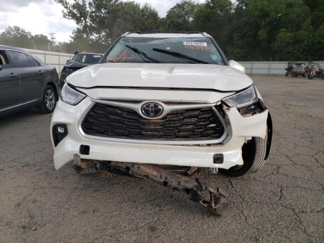 5TDGZRAH8MS063475 - 2021 TOYOTA HIGHLANDER XLE Սպիտակ լուսանկար 5