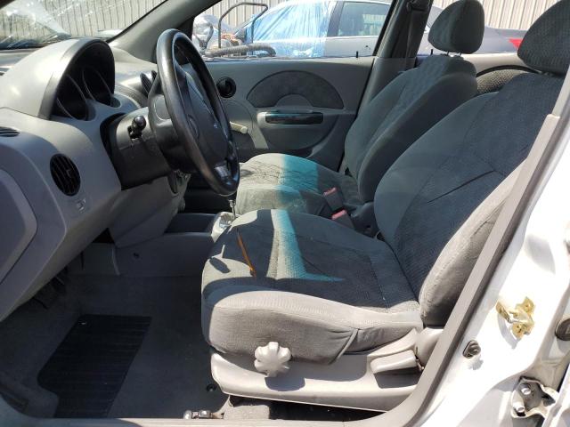 KL1TD52625B384348 - 2005 CHEVROLET AVEO BASE WHITE photo 7