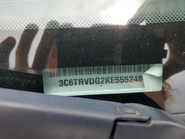 3C6TRVDG2KE555248 - 2019 RAM PROMASTER 2500 HIGH თეთრი ფოტო 13