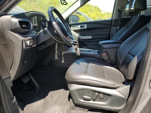 1FMSK8DH1MGA29114 - 2021 FORD EXPLORER XLT Szary zdjęcie 7