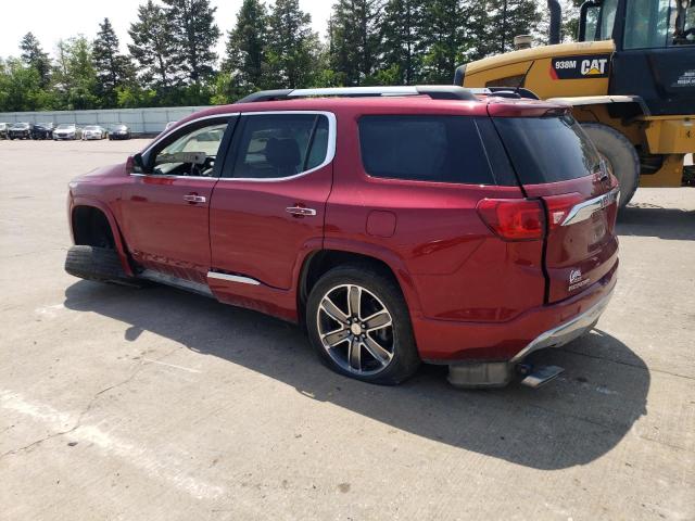 1GKKNXLS1KZ294284 - 2019 GMC ACADIA DENALI BURGUNDY photo 2