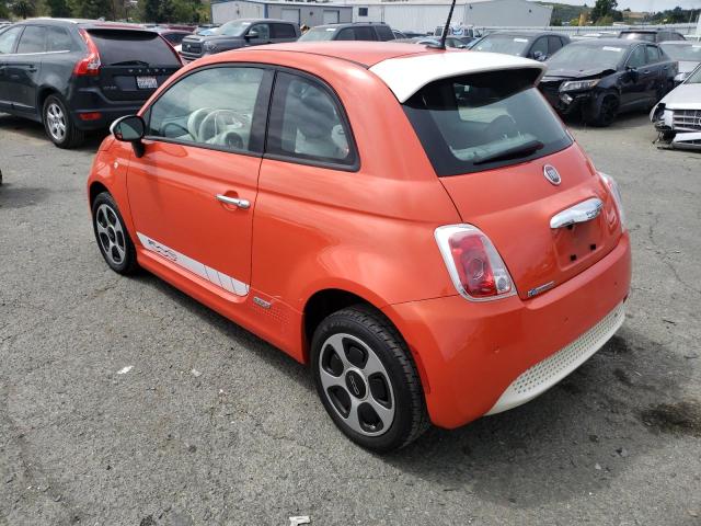 3C3CFFGEXDT714117 - 2013 FIAT 500 ELECTRIC ORANGE photo 2