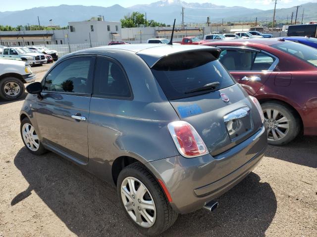 3C3CFFAR7DT748267 - 2013 FIAT 500 POP GRAY photo 2