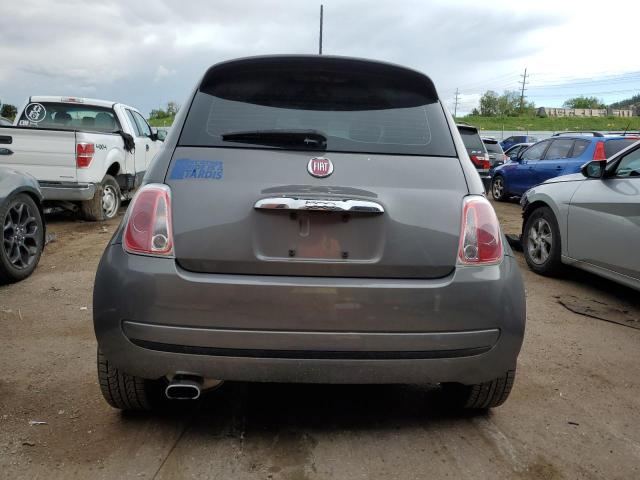 3C3CFFAR7DT748267 - 2013 FIAT 500 POP GRAY photo 6