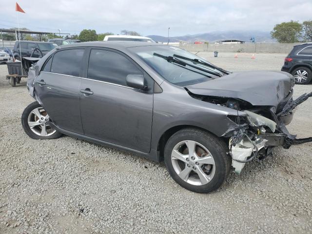 5YFBU4EE5DP147211 - 2013 TOYOTA COROLLA LE BASE GRAY photo 4