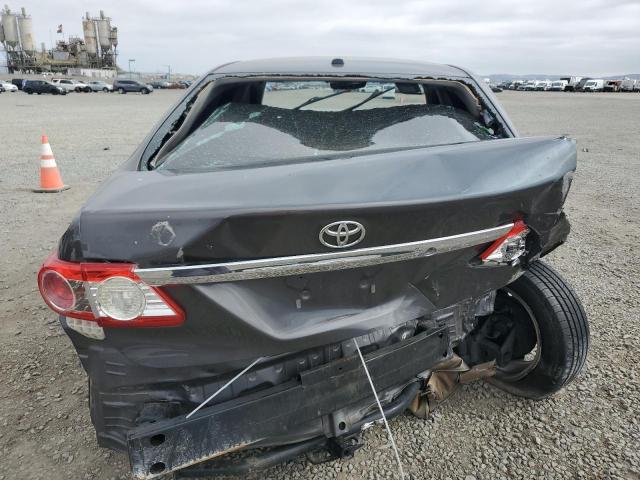 5YFBU4EE5DP147211 - 2013 TOYOTA COROLLA LE BASE GRAY photo 6