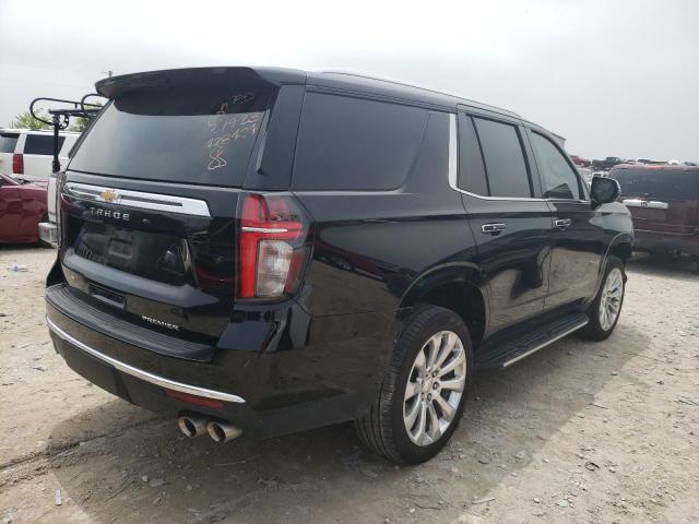 1GNSKSKD4NR236188 - 2022 CHEVROLET TAHOE K1500 PREMIER BLACK photo 3