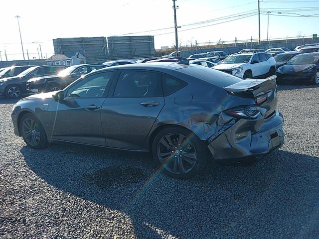 19UUB5F58PA001480 - 2023 ACURA TLX TECH A GRAY photo 2