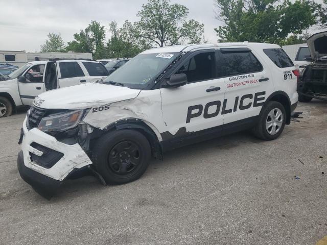 1FM5K8AR6HGC63457 - 2017 FORD EXPLORER POLICE INTERCEPTOR 白色 照片 1