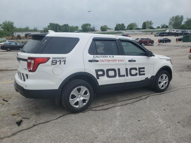 1FM5K8AR6HGC63457 - 2017 FORD EXPLORER POLICE INTERCEPTOR 白色 照片 3