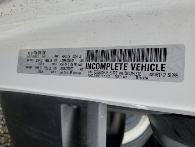 3C7WRVMG4GE121879 - 2016 RAM PROMASTER 3500 STANDARD Biały zdjęcie 13