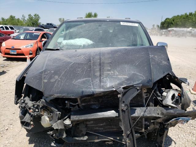 2C4RC1CG9DR664354 - 2013 CHRYSLER TOWN & COU TOURING L BLACK photo 5