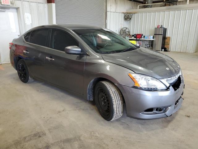 3N1AB7AP8FL654794 - 2015 NISSAN SENTRA S GRAY photo 4