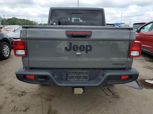 1C6HJTAG6LL153294 - 2020 JEEP GLADIATOR SPORT GRAY photo 6