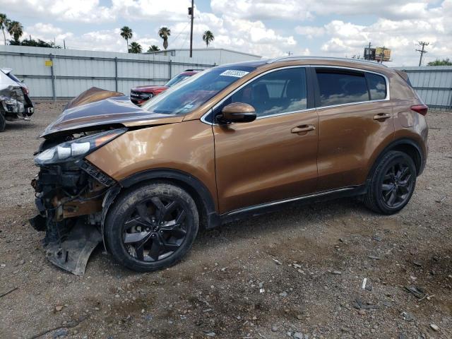 KNDP63AC8L7660659 - 2020 KIA SPORTAGE S BROWN photo 1