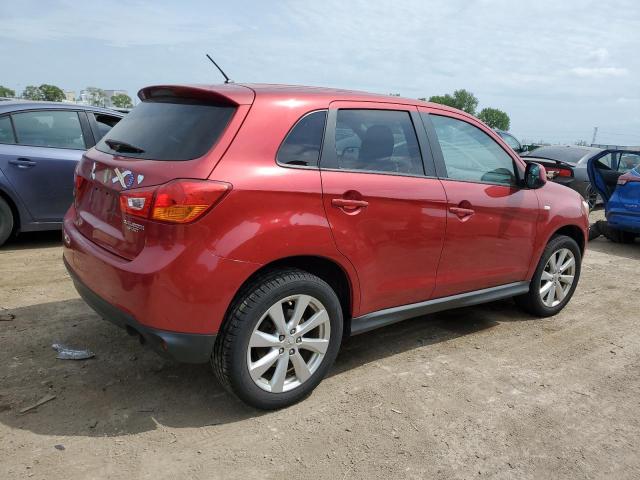 4A4AP3AU5EE010027 - 2014 MITSUBISHI OUTLANDER ES RED photo 3