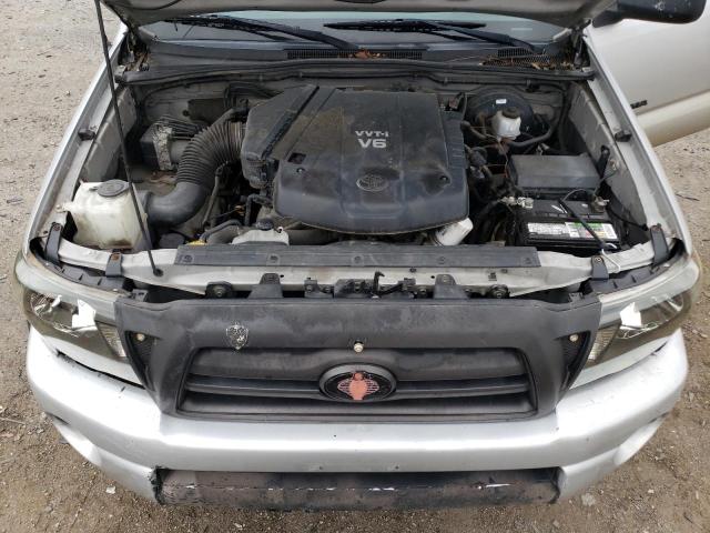 5TEUU4EN6AZ745161 - 2010 TOYOTA TACOMA ACCESS CAB SILVER photo 11