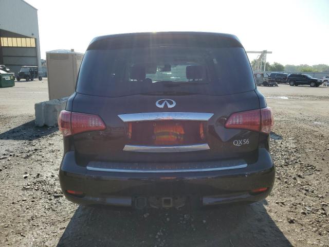 JN8AZ2NC6B9303277 - 2011 INFINITI QX56 BURGUNDY photo 6