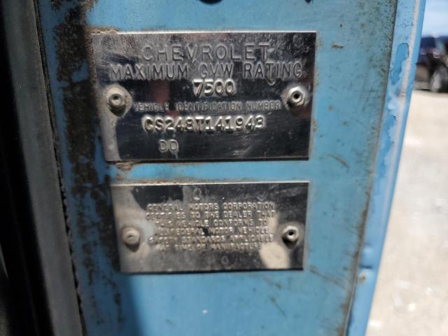 CS248T141943 - 1968 CHEVROLET C20 BLUE photo 13