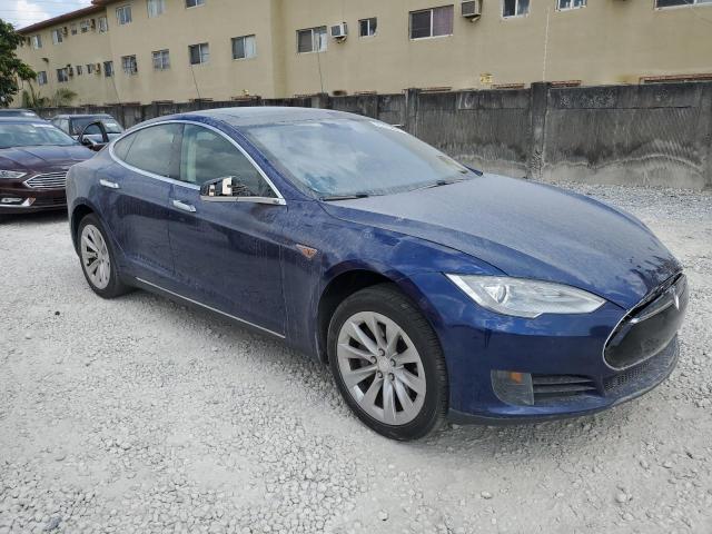 5YJSA1E16GF132897 - 2016 TESLA MODEL S 蓝色 照片 4