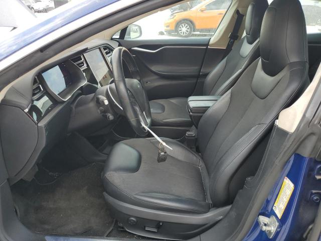 5YJSA1E16GF132897 - 2016 TESLA MODEL S 蓝色 照片 7