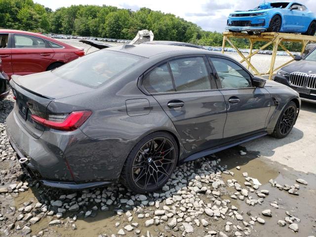 WBS43AY00PFP66622 - 2023 BMW M3 COMPETITION GRAY photo 3