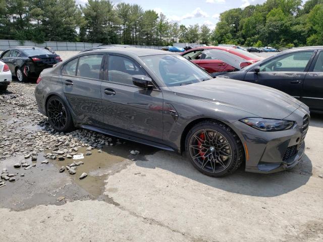 WBS43AY00PFP66622 - 2023 BMW M3 COMPETITION GRAY photo 4