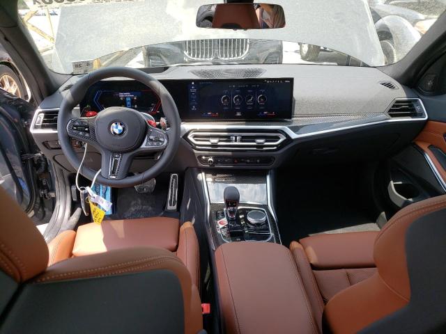 WBS43AY00PFP66622 - 2023 BMW M3 COMPETITION GRAY photo 8