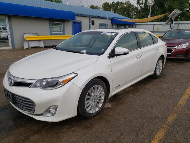 4T1BD1EB2EU021215 - 2014 TOYOTA AVALON HYBRID WHITE photo 1