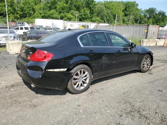 JNKBV61F28M270852 - 2008 INFINITI G35 BLACK photo 3