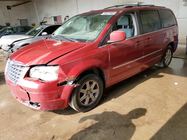 2A4RR5D14AR386923 - 2010 CHRYSLER TOWN & COU TOURING 勃艮第红 照片 1