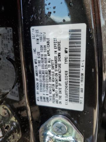 5J6TF2H54EL002406 - 2014 HONDA CROSSTOUR EXL ყავისფერი ფოტო 13