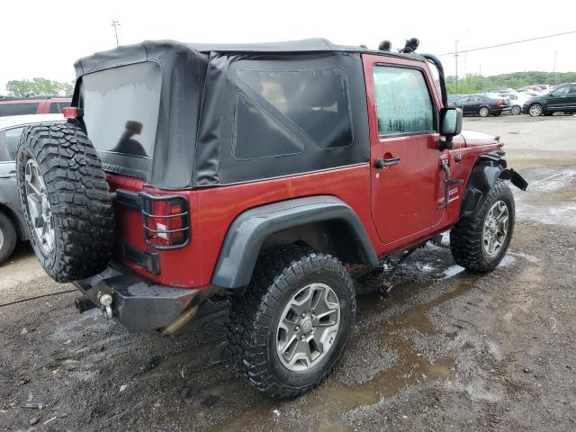 1J4AA2D18BL538330 - 2011 JEEP WRANGLER SPORT RED photo 3