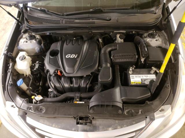 5NPEB4AC1EH828875 - 2014 HYUNDAI SONATA GLS SILVER photo 11