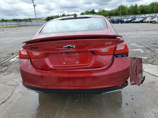 1G1ZG5STXPF136062 - 2023 CHEVROLET MALIBU RS MAROON photo 6