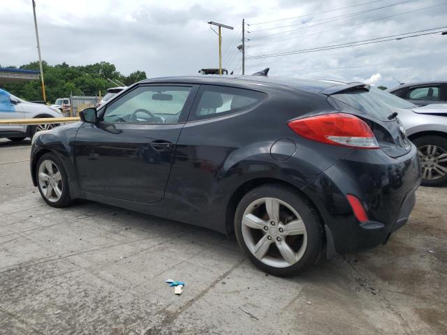 KMHTC6AD0FU239439 - 2015 HYUNDAI VELOSTER BLACK photo 2