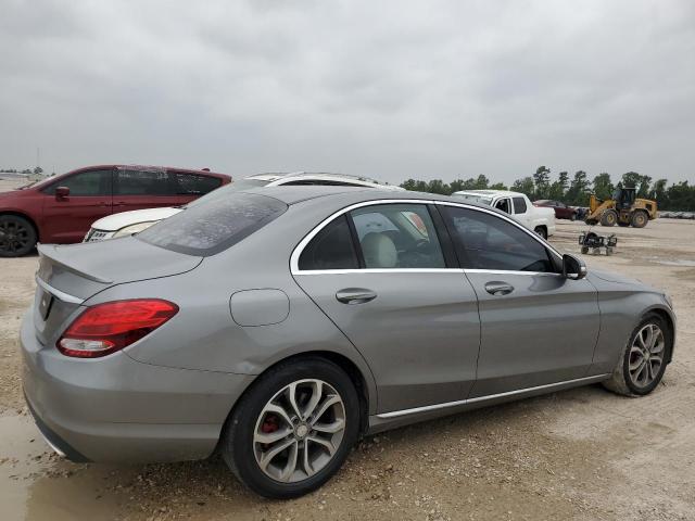 55SWF4JB8FU083279 - 2015 MERCEDES-BENZ C 300 SILVER photo 3