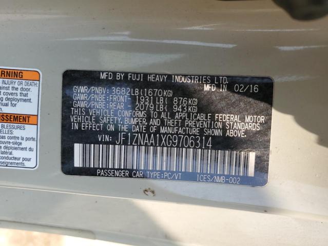 JF1ZNAA1XG9706314 - 2016 TOYOTA SCION FR-S 绿色 照片 12