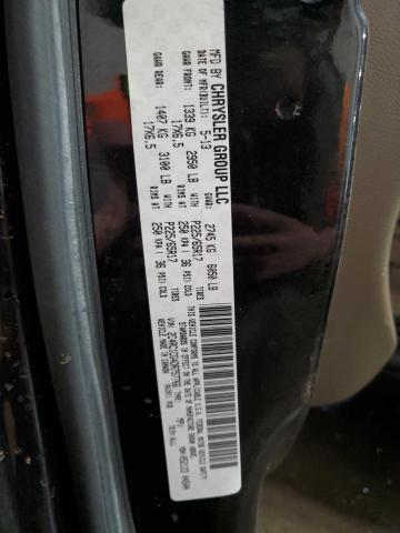 2C4RC1CG4DR757766 - 2013 CHRYSLER TOWN & COU TOURING L BLACK photo 13