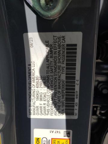 19XFL1H82PE008247 - 2023 HONDA CIVIC SPORT TOURING BLUE photo 13