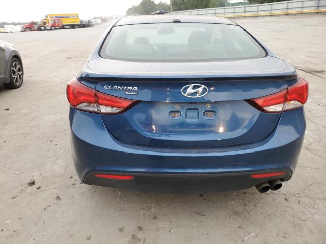 KMHDH6AH5EU024629 - 2014 HYUNDAI ELANTRA CO GS BLUE photo 6