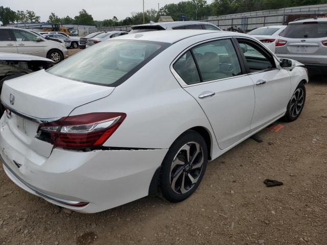 1HGCR2F87HA003948 - 2017 HONDA ACCORD EXL WHITE photo 3