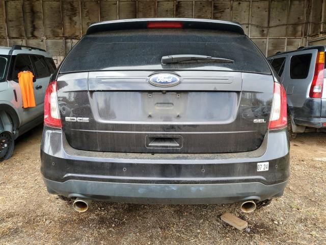 2FMDK3JC0DBC46147 - 2013 FORD EDGE SEL BLACK photo 6