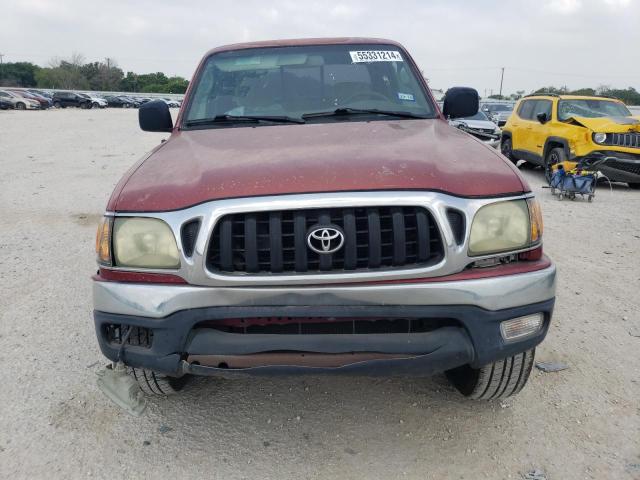 5TESN92N54Z375539 - 2004 TOYOTA TACOMA XTRACAB PRERUNNER 红色 照片 5