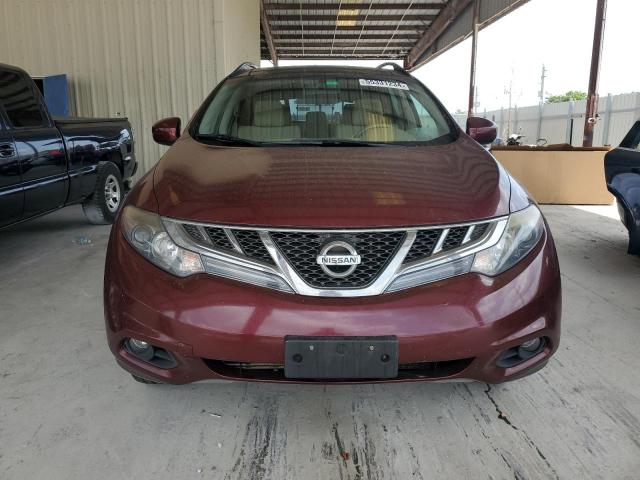 JN8AZ1MW6BW153839 - 2011 NISSAN MURANO S MAROON photo 5